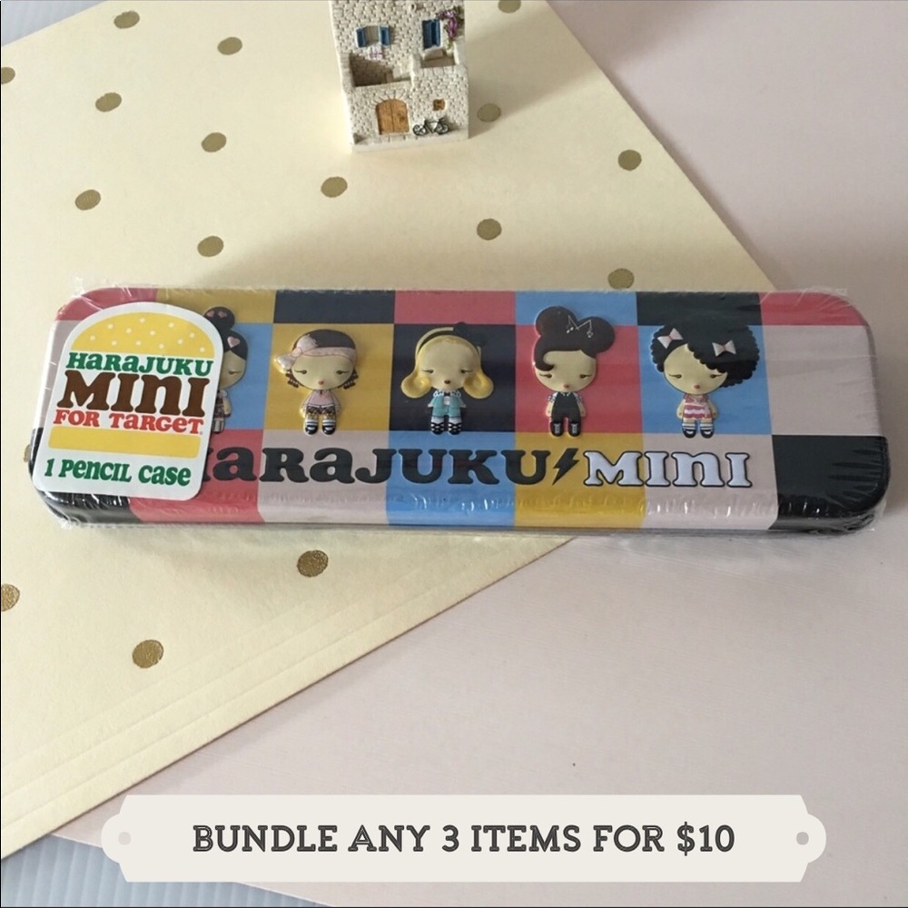 🆕 {Harujuku}  Tin Pencil Case